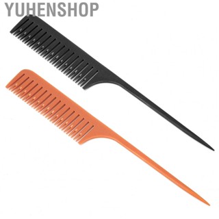 Yuhenshop Hair Coloring Highlight Tail Comb  ABS Highlighting Hair Comb  for Home Hairdressing Salon Barber Shop