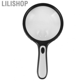 Lilishop Magnifying Glass   Handheld Lighted Magnifier Large Viewing Area Evenly  for Inspection for Jewelry Identification