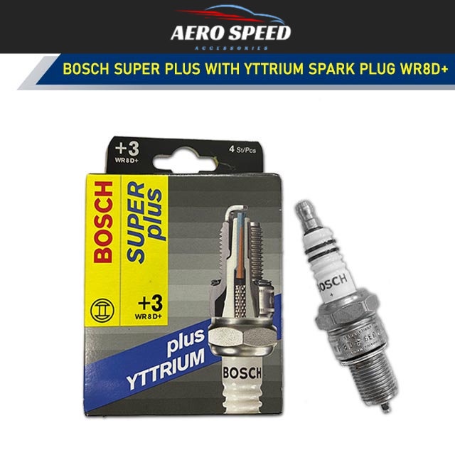 BOSCH WR8D+ หัวเทียน Super Plus พร้อม YTTRIUM 4 ชิ้น