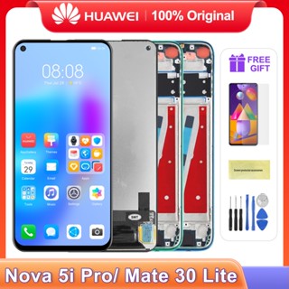 อะไหล่หน้าจอสัมผัสดิจิทัล LCD 6.26 นิ้ว สําหรับ Huawei Nova 5i Pro Huawei Mate 30 lite