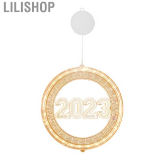 Lilishop 2023 Hanging 3D Light  New Year Hanging 3D Light Lucky Exquisite Low Voltage Safety  for Store Window for Chinese New Year Decoration