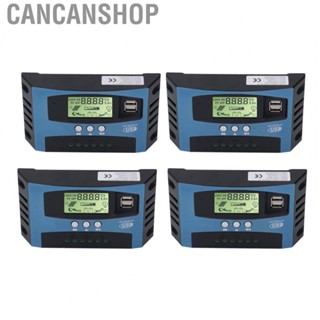 Cancanshop Solar Charge Controller MPPT Tracking Charging Real Time Digital Display Solar PV Charge Controller 12V 24V