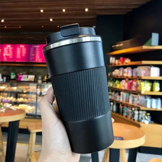 panda แก้วกาแฟพกพา เก็บความเย็น แก้วกาแฟ แก้วเก็บอุณหภูมิ สแตนเลสแบบพกพา น้ำสแตนเลส 510ML