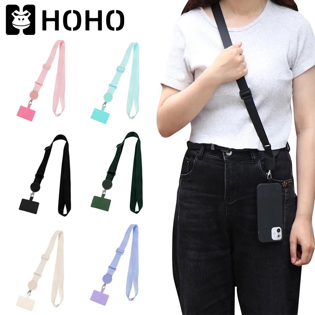 GK🔥สายสะพายมือถือ🔥สายคล้องคอ ไนล่อน ไอโฟน เคสสาย หลากสี