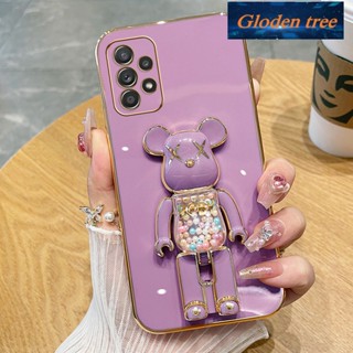 เคสโทรศัพท์มือถือ ซิลิโคนนิ่ม กันกระแทก ลายต้นไม้ Gloden สําหรับ samsung a52 a52s 5g