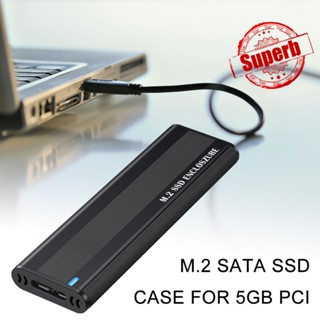 กล่องฮาร์ดดิสก์โซลิดสเตท SATA USB3.1 เป็น M.2 NVME SSD สําหรับ 5gb PCI G3J9