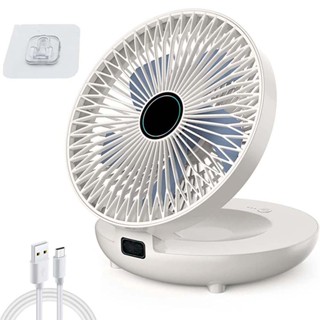  Household dual purpose kitchen fan, rechargeable wall mounted fan, foldable wall mounted small desktop fan