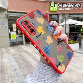 เคสโทรศัพท์มือถือ ซิลิโคน กันกระแทก ลายการ์ตูนหัวใจ หลากสี สําหรับ Xiaomi MI Poco F3 GT Redmi K40 Gaming Poco F4 GT K50