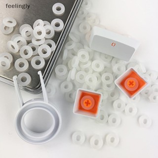 {FEEL} ปุ่มกด O Ring Seal Sound Dampeners 120 ชิ้น สําหรับ Merchanical Keyboard MX Switch {feelingly}