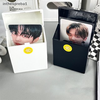 Inthespreba1^^ กล่องเก็บโฟโต้การ์ด อัลบั้มรูป บ้าน รูปภาพ กล่องเก็บนามบัตร ID ที่ใส่ *ใหม่