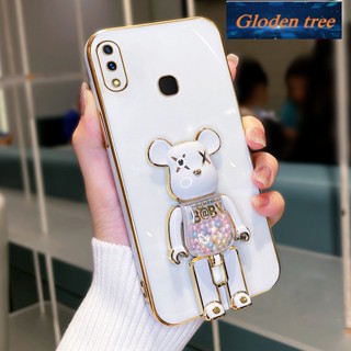 เคสซิลิโคนนิ่ม ลายต้นไม้ Gloden สําหรับ vivo v9 vivo v11i vivo y95 vivo y91 vivo y91i