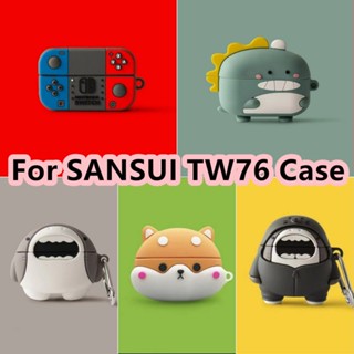 【imamura】เคสหูฟัง แบบนิ่ม ลายการ์ตูน สําหรับ SANSUI TW76 SANSUI TW76