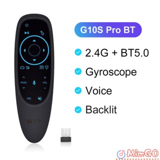 Go เมาส์ไร้สาย 2.4g G10 G10s Pro Gyroscope Ir สําหรับ Android Tv