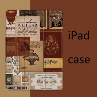 เคส ลาย harry potter พร้อมช่องใส่ปากกา สําหรับ iPad air 4 5 mini6 gen5 6 air1 2 10.2 gen7 8 9 pro11 2022 gen10