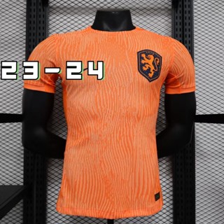 Player:23-24 Holland Home เสื้อกีฬาแขนสั้น แบบแห้งเร็ว สําหรับผู้ชาย ไซซ์ S-XXL AAA