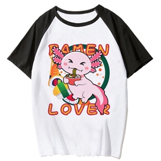 Axolotl เสื้อยืด สไตล์ญี่ปุ่น ฮาราจูกุ สําหรับผู้หญิง y2k