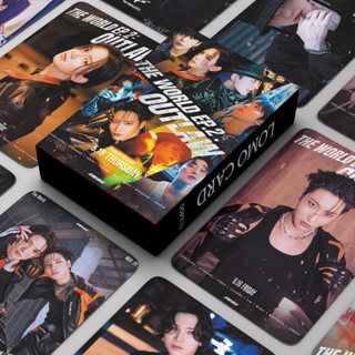 การ์ดโลโม่ อัลบั้มรูปภาพ HD ลายศิลปินเกาหลี Kpop ATEEZ THE WORLD EP.2 : OUTLAW คุณภาพสูง