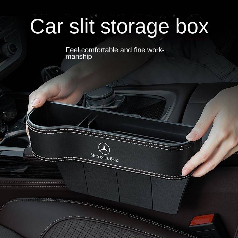 Mercedes-Benz Vehicle-Mounted Storage Box New C/A/E-Class GLC/GLB/GLA/GLE Seat Gap Storage Car Interior Supplies Car seat storag car interior accessories