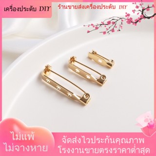 💖เครื่องประดับ DIY ขายส่ง💖เข็มกลัด ชุบทอง 14k แฮนด์เมด DIY อุปกรณ์เสริม สําหรับทําผม[เครื่องประดับผม/กิ๊บติดผม]