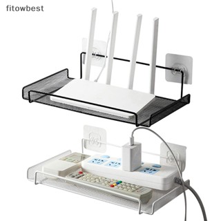 Fbth ชั้นวางเราเตอร์ Wifi แบบติดผนัง สําหรับห้องนั่งเล่น QDD