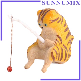 [Sunnimix] ฟิกเกอร์รูปแมว เครื่องประดับ สําหรับตกแต่งสวน