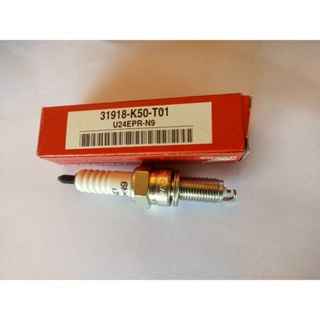 31918-K50-TO1หัวเทียนแท้ศูนย์ CB150R,CBR150R,PCX150, CLICK 125-150,(เบอร์U24EPR-T01)