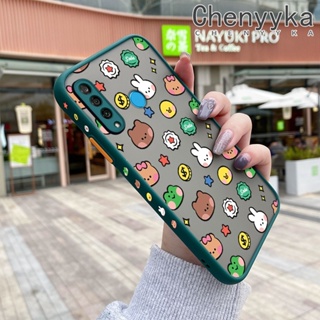 สําหรับ Huawei Nova4 Nova 4E P30 Lite เคส การ์ตูนสัตว์น้อย บาง ฝ้า ใส ขอบสี่เหลี่ยม เคสกันกระแทก รูปแบบ ซิลิโคน เคสนิ่ม