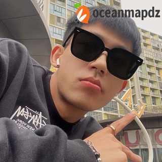 OCEANMAPDZ แว่นตากันแดด กรอบสี่เหลี่ยม ป้องกันรังสียูวี 400 ป้องกันแสงสะท้อน ขนาดใหญ่ สไตล์วินเทจ สําหรับเด็กผู้ชาย และผู้หญิง