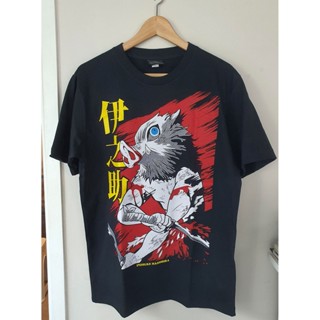 S-5XL เสื้อดาบพิฆาตอสูร Demon Slayer Inosuke T-shirt เสื้อยืด