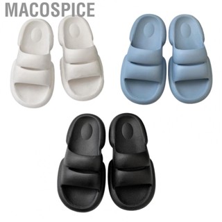 Macospice Summer Household Slippers  1 Pair Bathroom Thick Soled Fashion for Home