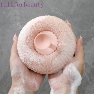 Fallforbeauty ฟองน้ําขัดผิวกาย แบบนิ่ม พร้อมจุกสุญญากาศ สําหรับอาบน้ํา