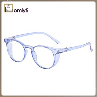 [Homyl5] แว่นตานิรภัย พร้อมเลนส์ใส ป้องกันหมอก สีฟ้า