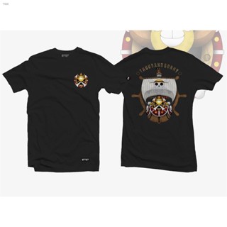 ▦☁เสื้ออนิเมะ - One Piece - เทาซันด์ซันนี่ v2เสื้อยืดแขนสั้นผ้าฝ้ายอินเทรนด์ [S-5XL]