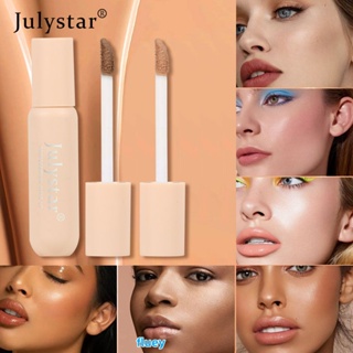 Julystar คอนซีลเลอร์รองพื้น เนื้อลิขวิด ให้ความชุ่มชื้น กันน้ํา กันเหงื่อ ติดทนนาน