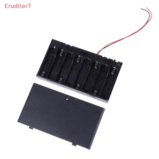 [EruditerT] กล่องเคส พร้อมฝาปิดสวิตช์เปิด ปิด DIY สําหรับ 8x 1.5V AA DC12V
 [ใหม่]