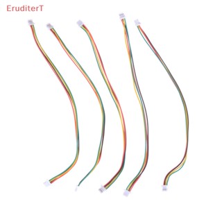 [EruditerT] สายเคเบิลปลั๊กเชื่อมต่อไมโคร SH 1.0 มม. 4-Pin JST 150 มม. 5 ชิ้น [ใหม่]