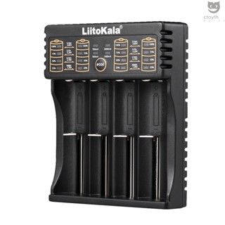 Ctoy LiitoKala Lii-402 ที่ชาร์จแบตเตอรี่อัจฉริยะ 1.2V 3.7V 3.2V 3.85V AA/AAA สําหรับแบตเตอรี่ 18490 18350 17670 17500 16340 14500 10440