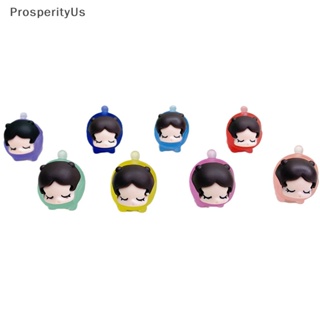 [ProsperityUs] ตุ๊กตาเรซิ่นเรืองแสงในที่มืด ขนาดเล็ก สําหรับตกแต่งบ้านตุ๊กตา 5 ชิ้น