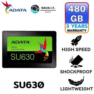 COINSคืน15%⚡FB9JMZV6⚡ ADATA SSD SU630 480GB 2.5" SATA R520MB/W450MB WARRANTY 3 YEAR