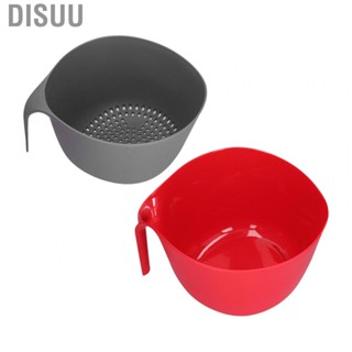 Disuu Plastic Strainer 2 In 1 Double Layer Detachable Large  High Durability