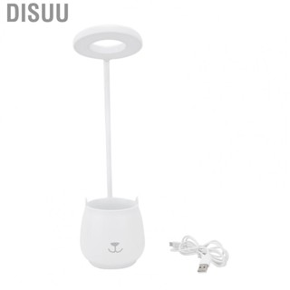 Disuu Desk Lamp Concise Kids 360° Flexible Gooseneck Pen Holder USB Powered 3 Different Light for Study Office