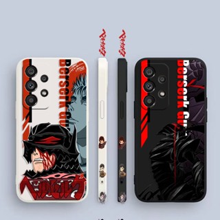 เคสโทรศัพท์มือถือ พิมพ์ลายอนิเมะ Berserk Guts Warrior Side สําหรับ Samsung Galaxy A90 A80 A73 A72 A71 A70 A60 A54 A53 A52 A51 A50 A30 S A42 A40 A34 A33 A32 A32 A31 A30 A24 A23 5G