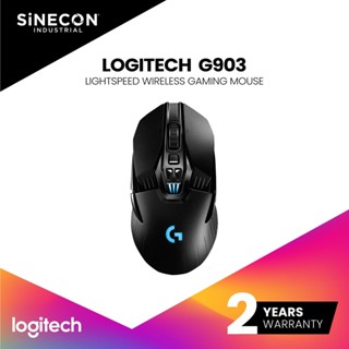 Logitech เมาส์เกมมิ่งไร้สาย G903 Lightspeed Wireless with Hero 16K Sensor