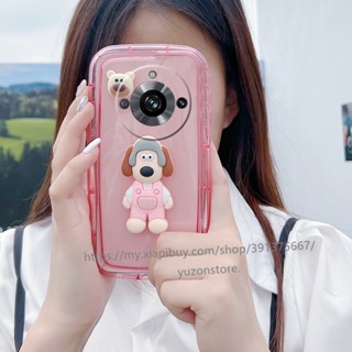 พร้อมส่ง เคสโทรศัพท์มือถือ แบบนิ่ม ลายการ์ตูนสุนัข 3D ป้องกันเลนส์กล้อง สําหรับ Realme 11 Pro Pro+ Realme 10 8 5G เคส Phone Case