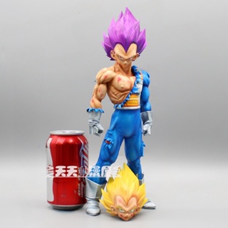 พร้อมส่ง ส่งฟรี พร้อมส่ง โมเดลตุ๊กตา Dragon Ball God of Destruction Dahl Dragon Ball Super Series Vegeta Battle Damage Universe Suit Dahl Self Easy Gong Super Saiyan God สามหัว สําหรับตกแต่ง