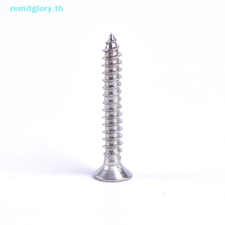 Remitglory สกรูสเตนเลส M3 หัวกลม ฟิลลิปส์ 50 ชิ้น