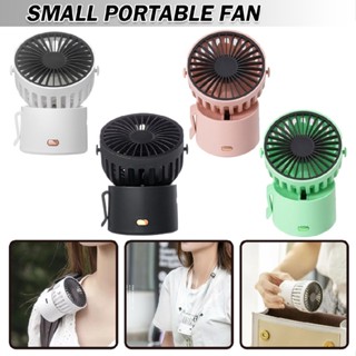 New Neck Waist Hanging Air Cooler USB Rechargeable Desk Fan 3 Speed Adjustable