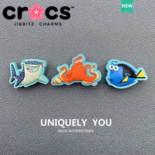 Jibbitz crocs charms หัวเข็มขัดรองเท้า อุปกรณ์เสริมรองเท้า น่ารัก ปลาหมึกฉลาม DIY สร้างสรรค์ หัวเข็มขัดตกแต่ง