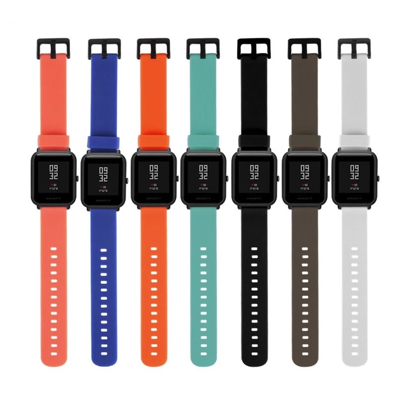 สายนาฬิกาข้อมือซิลิโคน สําหรับ Amazfit Bip 3 pro Smartwatch Bracelet Wristband For Amazfit Bip 3/ Bip U/ Bip U pro/Bip Lit Sport Bracelet Amazfit Bip Strap