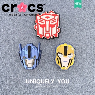 Jibbitz crocs charms หัวเข็มขัดรองเท้า อุปกรณ์เสริมรองเท้า Transformers Series การ์ตูน สร้างสรรค์ ตกแต่งหัวเข็มขัด